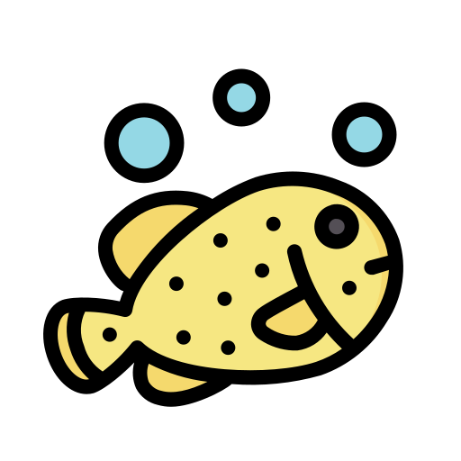 Yellow, boxfish, fish, marine, animal, sea icon - Free download