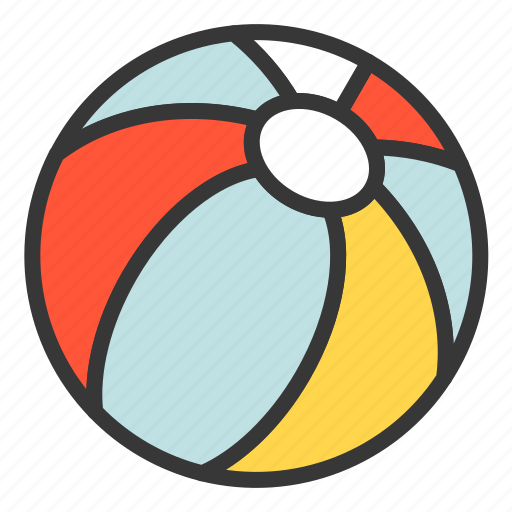 Ball, beach, beachball, game, play icon - Download on Iconfinder