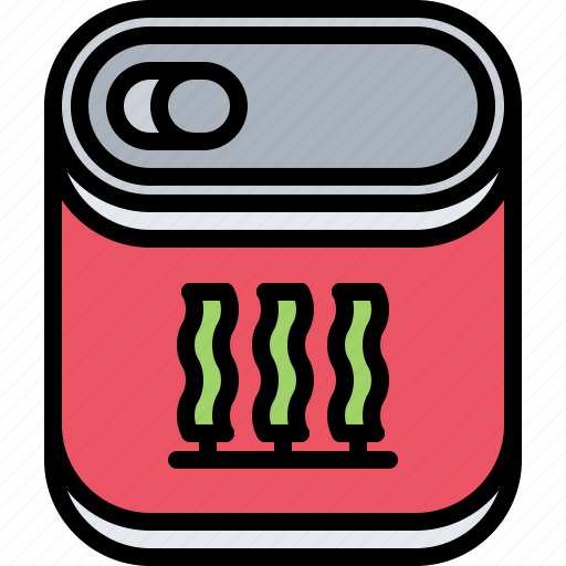 Canned, eat, food, restaurant, seafood, seaweed icon - Download on Iconfinder