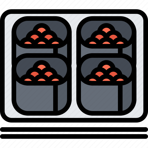 Caviar, eat, food, gunkan, restaurant, roll, seafood icon - Download on Iconfinder