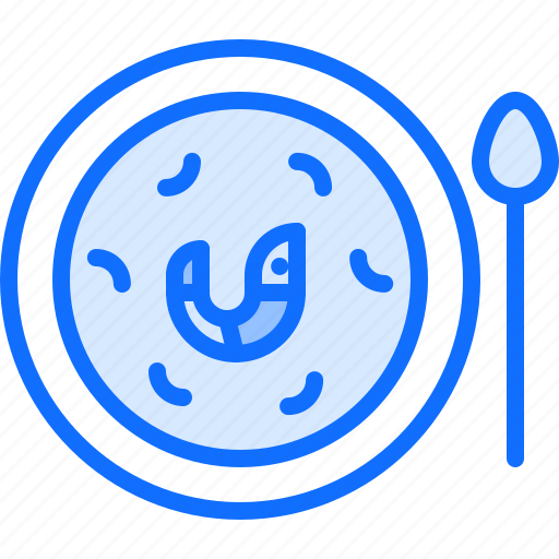 Eat, food, plate, restaurant, seafood, shrimp, soup icon - Download on Iconfinder