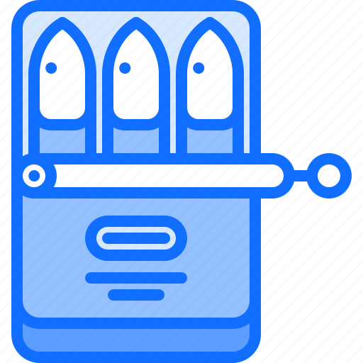 Anchovy, canned, eat, fish, food, restaurant, seafood icon - Download on Iconfinder