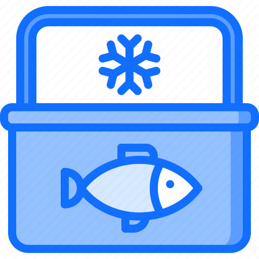 Ea, fish, food, frozen, refrigerator, restaurant, seafood icon - Download on Iconfinder