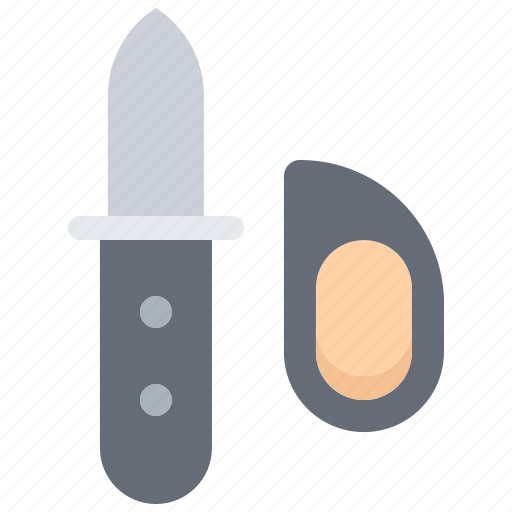 Eat, food, knife, mussel, restaurant, seafood icon - Download on Iconfinder
