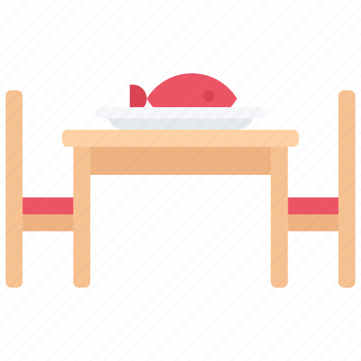Eat, fish, food, plate, restaurant, seafood, table icon - Download on Iconfinder