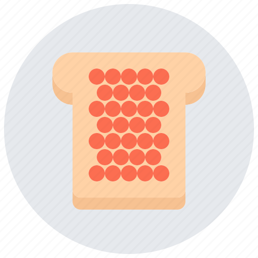 Bread, caviar, eat, food, restaurant, sandwich, seafood icon - Download on Iconfinder