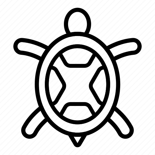 Animal, element, logo, sea, silhouette, tortoise, turtle icon - Download on Iconfinder