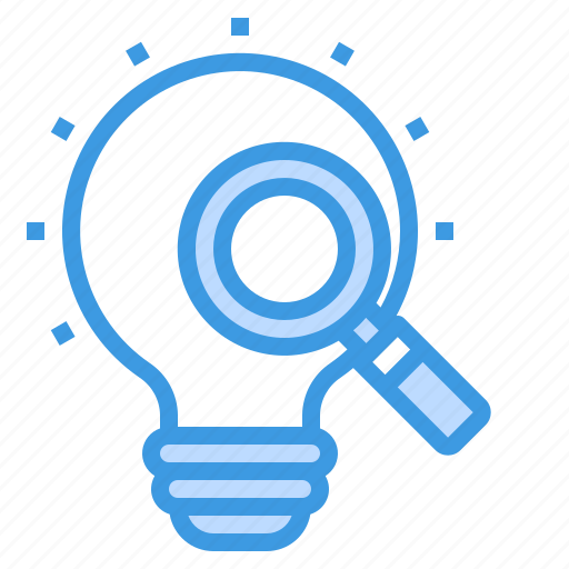 Creative, glass, idea, innovation, lightbulb, magnifying icon - Download on Iconfinder