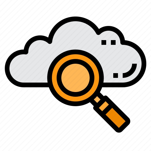 Cloud, computing, data, search, storage icon - Download on Iconfinder