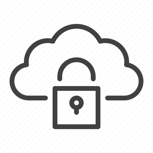 Cloud, computing, security, padlock icon - Download on Iconfinder