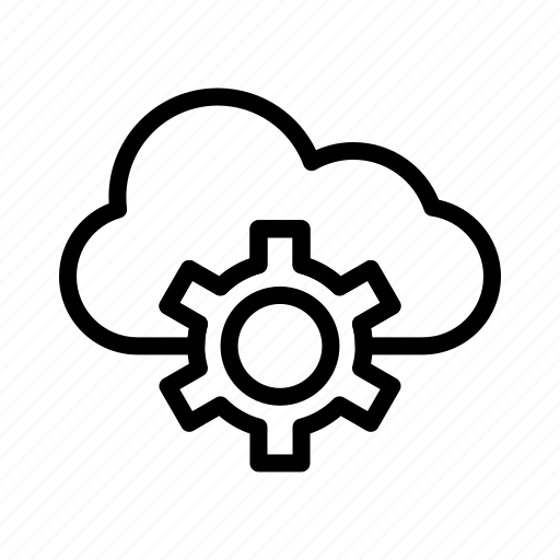 Cloud, setting, gear, weather icon - Download on Iconfinder