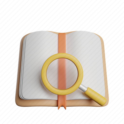 Search, book, front, seo, learning, magnifier, study icon - Download on Iconfinder