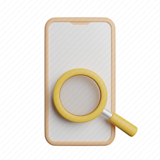 Search, find, phone, front, magnifier, smartphone icon - Download on Iconfinder