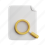 search, file, front, find, document, magnifier 