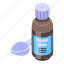 allergy, syrup, isometric 