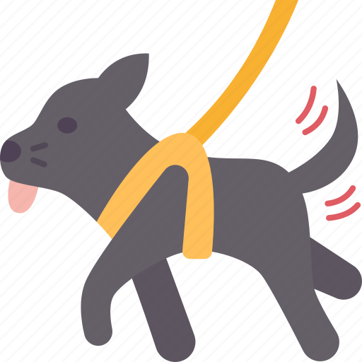 Dog, walking, pet, training, harness icon - Download on Iconfinder