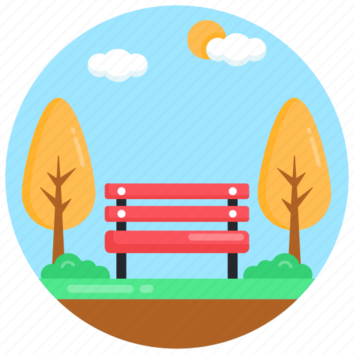 Park, garden, orchard, lawn, parkland icon - Download on Iconfinder