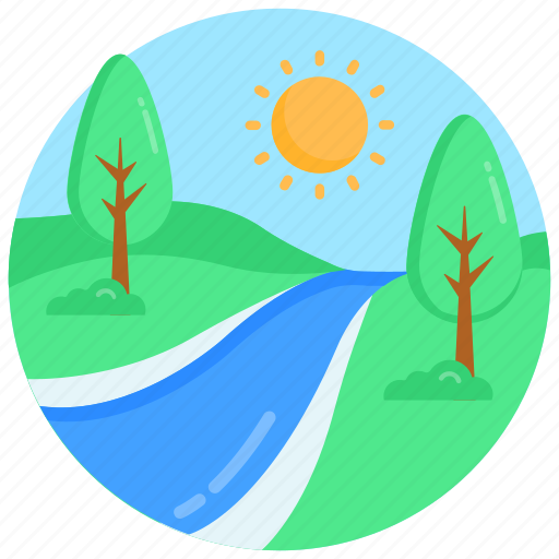 Scenery, landform, landscape, nature, valley icon - Download on Iconfinder