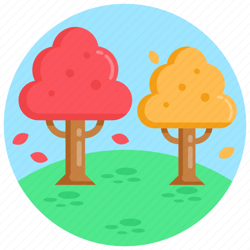 Autumn season, autumn trees, autumn fall, trees, nature icon - Download on Iconfinder