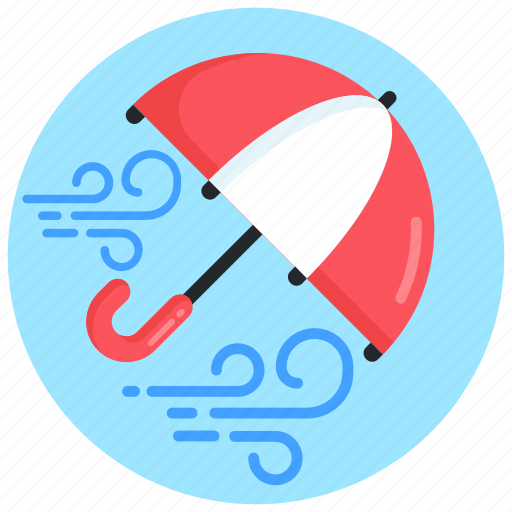 Umbrella, sunshade, sun protection, parasol, blown umbrella icon - Download on Iconfinder