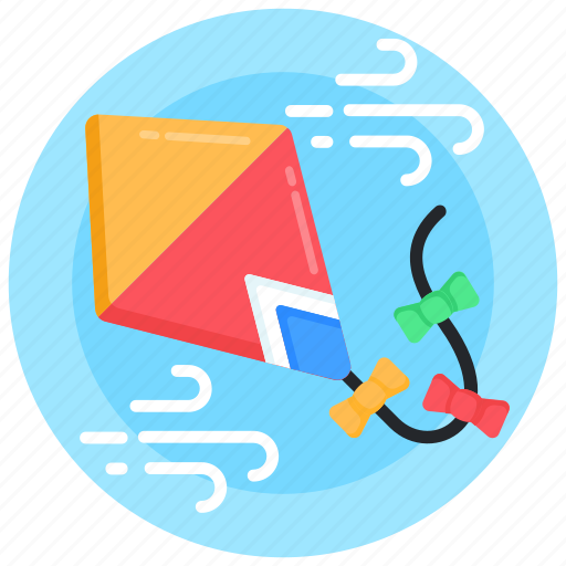 Flying kite, kite, traditional kite, activity, wind kite icon - Download on Iconfinder