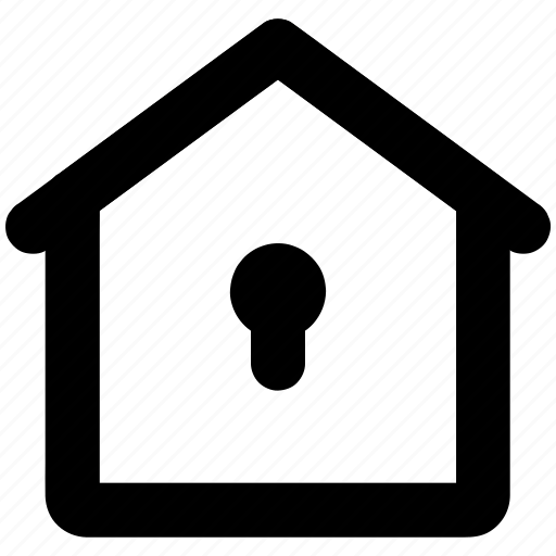 Building, home, house, lock, property, protection, security icon - Download on Iconfinder