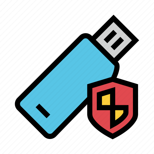 Drive, flash, protection, security, shield icon - Download on Iconfinder