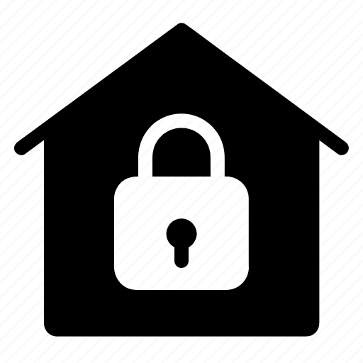 Home, house, lock, property, protection, safety, security icon - Download on Iconfinder
