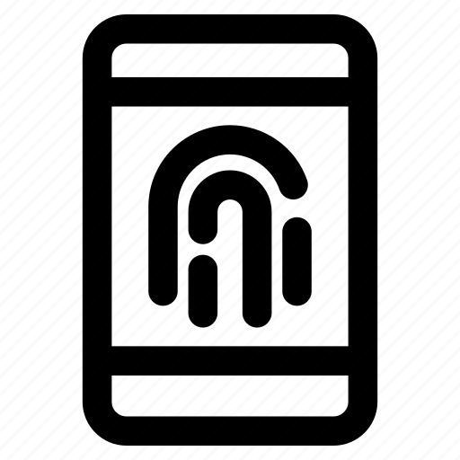 Security, fingerprint, lock, fingerprint lock, scan, smartphone icon - Download on Iconfinder