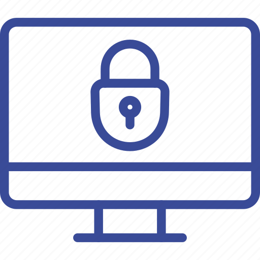 Computer, lock, security icon - Download on Iconfinder