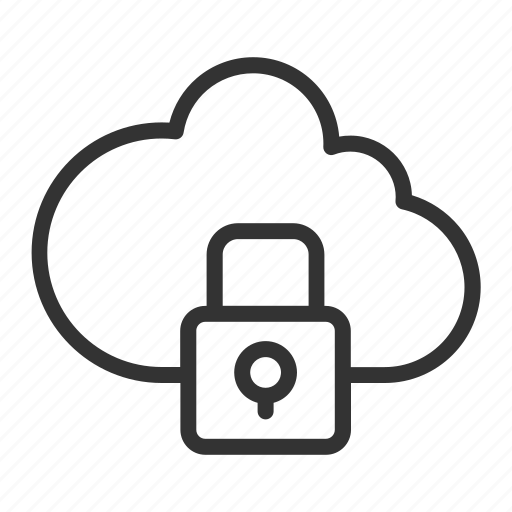 Cloud, lock, protect, security, shield icon - Download on Iconfinder