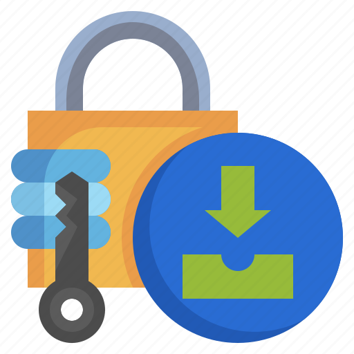 Inbox, padlock, protect, interface, secure icon - Download on Iconfinder