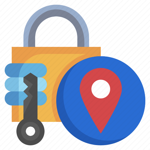 Pin, padlock, protect, interface, secure icon - Download on Iconfinder