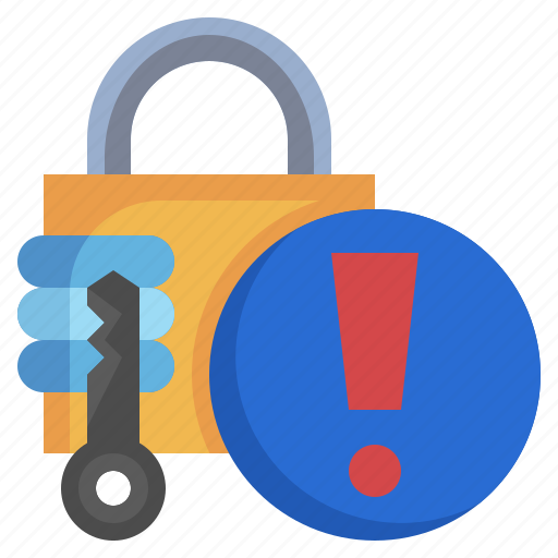Warn, padlock, protect, interface, secure icon - Download on Iconfinder