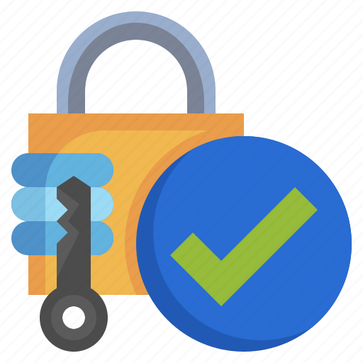 Yes, padlock, protect, interface, secure icon - Download on Iconfinder
