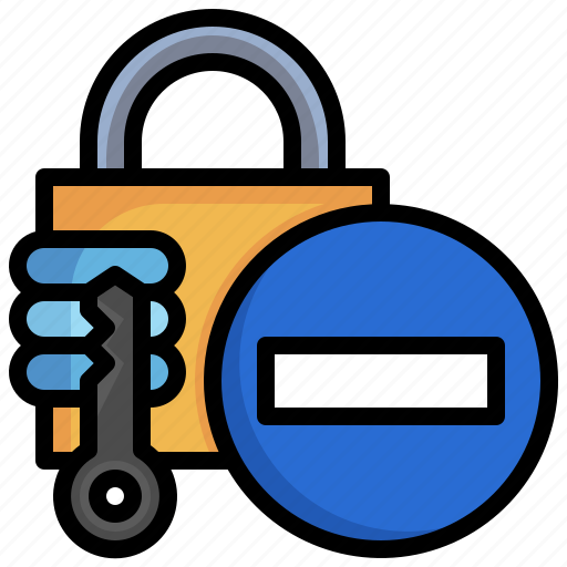Delete, padlock, protect, interface, secure icon - Download on Iconfinder