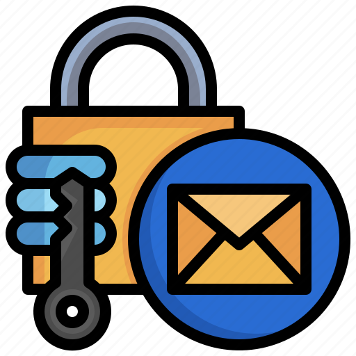 Email, padlock, protect, interface, secure icon - Download on Iconfinder
