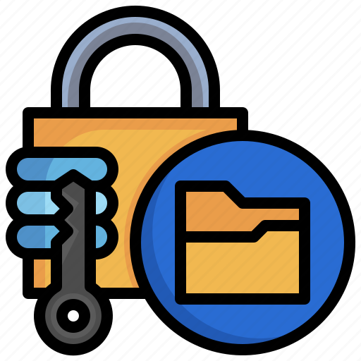 File, padlock, protect, interface, secure icon - Download on Iconfinder