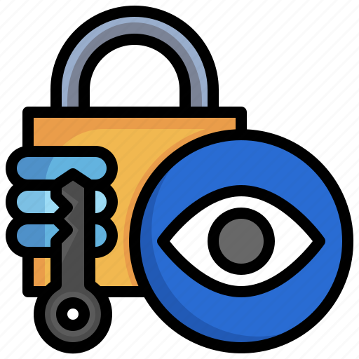 Vision, padlock, protect, interface, secure icon - Download on Iconfinder