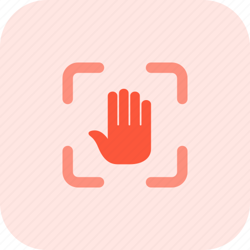 Hand, scanning, web, security icon - Download on Iconfinder