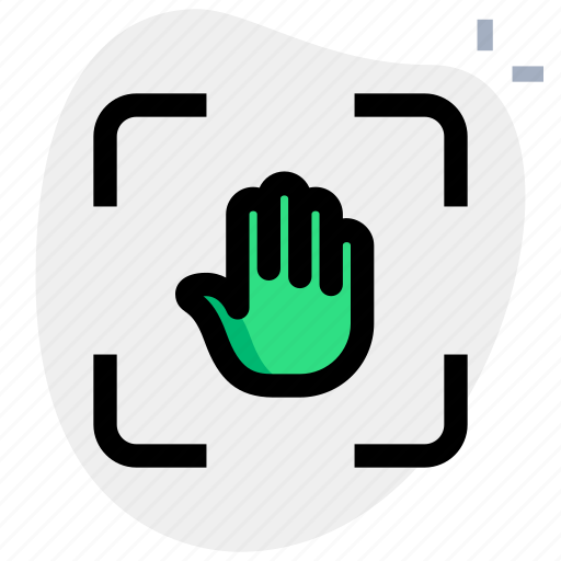 Hand, scanning, apps, security icon - Download on Iconfinder
