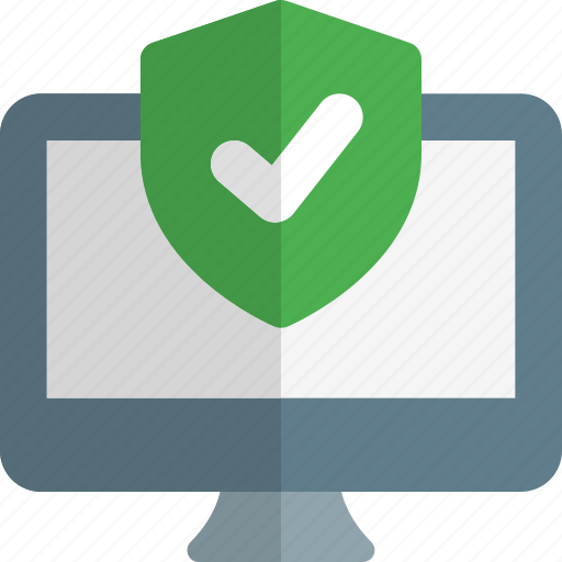 Dekstop, check, protection, security icon - Download on Iconfinder