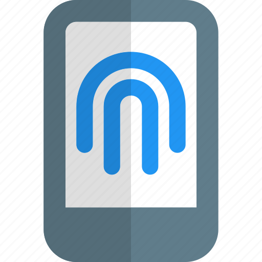 Mobile, fingerprint, web, security icon - Download on Iconfinder