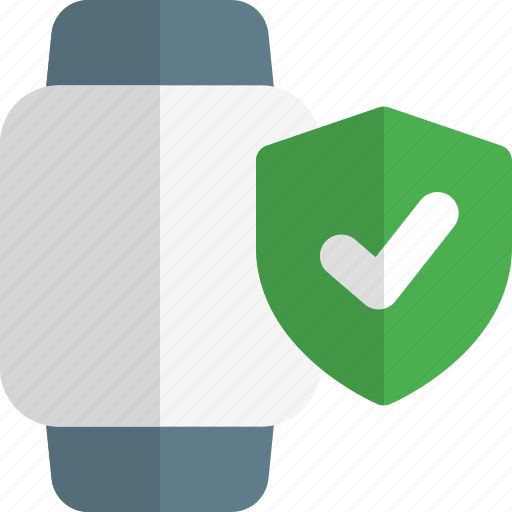 Smartwatch, check, protection, security icon - Download on Iconfinder