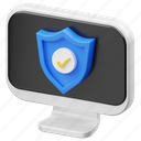 computer, protection, device, security, shield, technology, monitor, lock, screen 