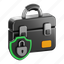 security, lock, database, technology, protection, safety, shield, password, bag 