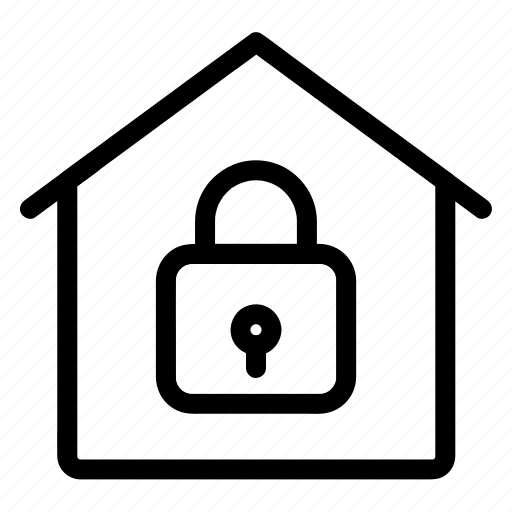 Home, house, lock, property, protection, safety, security icon - Download on Iconfinder