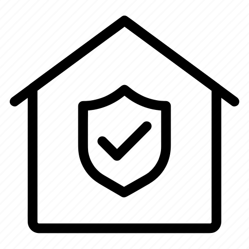 Home, house, protection, secure, security, shield, verified icon - Download on Iconfinder