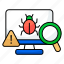 search, virus, find, look, explore, research 