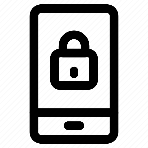 Lock, mobile, password, protection, security icon - Download on Iconfinder